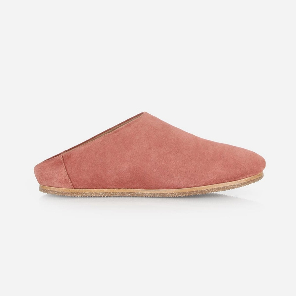 Poppy Barley The Cabin Shoe Pink Suede Size 6 - Picture 2 of 14